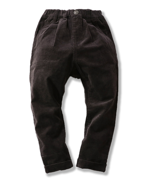 devirock(デビロック)の「コーデュロイサルエルタックパンツ(その他パンツ・キッズ・キナリ/チャコール/グレー系その他/ブルー/カーキ/モカ/キャメル/オレンジ・80cm/90cm/95cm/100cm/110cm/120cm/130cm/140cm/150cm/160cm)」の18枚目の写真
