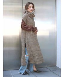 Ungrid | ハイネックサイドスリットロングニット(ニット/セーター)