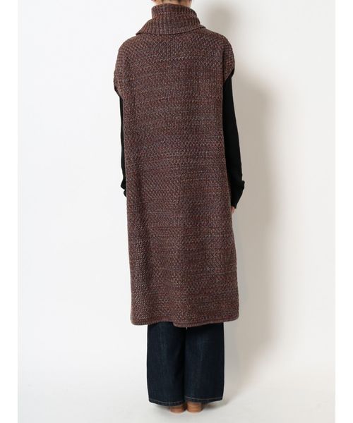 Ungrid（アングリッド）の「ハイネックサイドスリットロングニット（ニット/セーター・レディース・ブラウン/カーキ・FREE）」の7枚目の写真