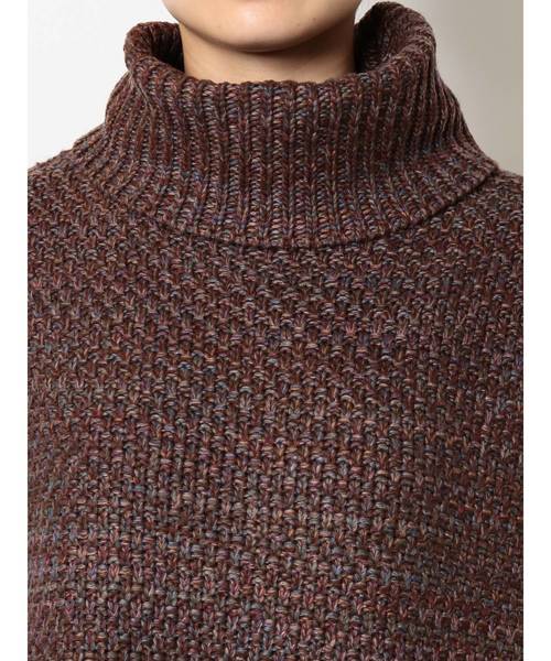 Ungrid（アングリッド）の「ハイネックサイドスリットロングニット（ニット/セーター・レディース・ブラウン/カーキ・FREE）」の8枚目の写真