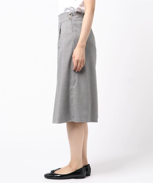 12Twelve Agenda（トゥエルブ　アジェンダ）の「レトロチェックキュロット（その他パンツ・レディース・グレー/レッド・S/M）」の4枚目の写真