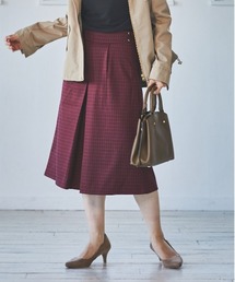 レトロチェックキュロット
