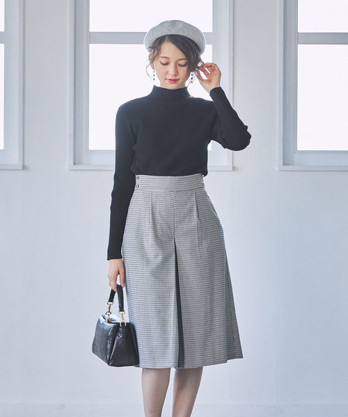 12Twelve Agenda（トゥエルブ　アジェンダ）の「レトロチェックキュロット（その他パンツ・レディース・グレー/レッド・S/M）」の12枚目の写真