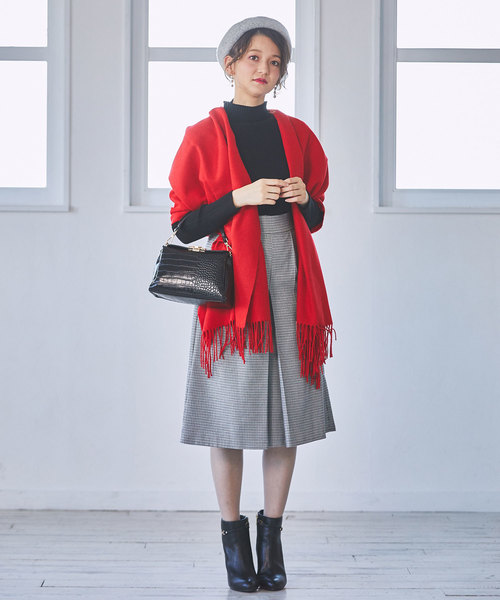 12Twelve Agenda（トゥエルブ　アジェンダ）の「レトロチェックキュロット（その他パンツ・レディース・グレー/レッド・S/M）」の10枚目の写真