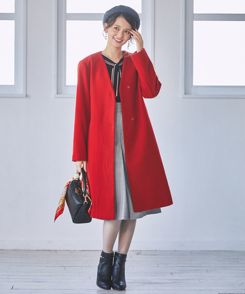 12Twelve Agenda（トゥエルブ　アジェンダ）の「レトロチェックキュロット（その他パンツ・レディース・グレー/レッド・S/M）」の8枚目の写真