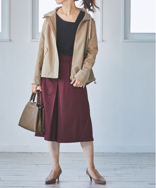 12Twelve Agenda（トゥエルブ　アジェンダ）の「レトロチェックキュロット（その他パンツ・レディース・グレー/レッド・S/M）」の7枚目の写真