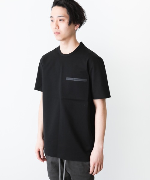 【関税込み】ATTACHMENT グレー クルーネックTシャツ ATTACHMENT（アタッチメント）の「ファビオポンチ クルーネックS