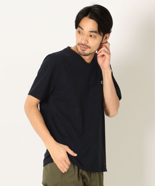 LACOSTE（ラコステ）の「SHIPS any×LACOSTE: 別注 ポケット Ｖネック Ｔシャツ（Tシャツ/カットソー・メンズ・ホワイト/ブラック/ベージュ/ブルー・1/2/4/3/5）」の13枚目の写真