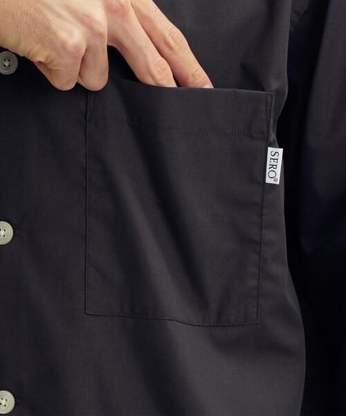 SERO（セロ）の「別注 [ セロ ] SC SERO GLR ブロード ワイドカラー シャツ（シャツ/ブラウス・メンズ・ブラック・SMALL/MEDIUM/LARGE）」の13枚目の写真