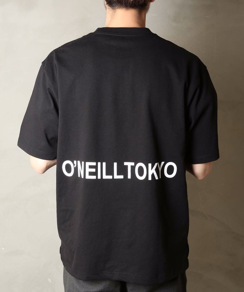 O'NEILL/オニール】バックプリントTシャツ/半袖 刺繍ロゴ