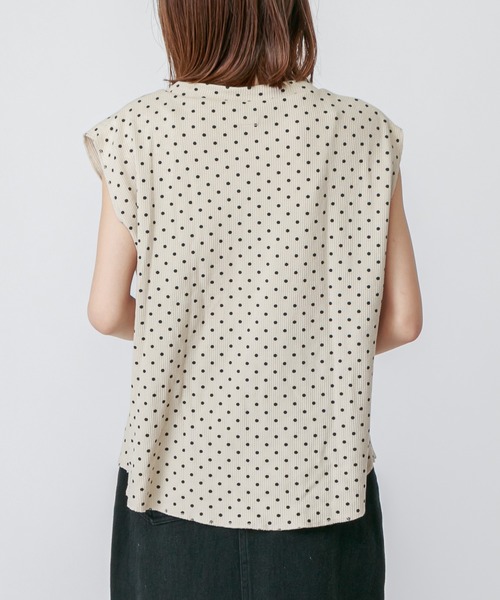 mystic（ミスティック）の「EC ドットノースリプルオーバー（Tシャツ/カットソー・レディース・ホワイト/ベージュ/モカ/ネイビー・FREE）」の7枚目の写真