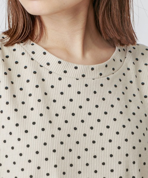 mystic（ミスティック）の「EC ドットノースリプルオーバー（Tシャツ/カットソー・レディース・ホワイト/ベージュ/モカ/ネイビー・FREE）」の15枚目の写真
