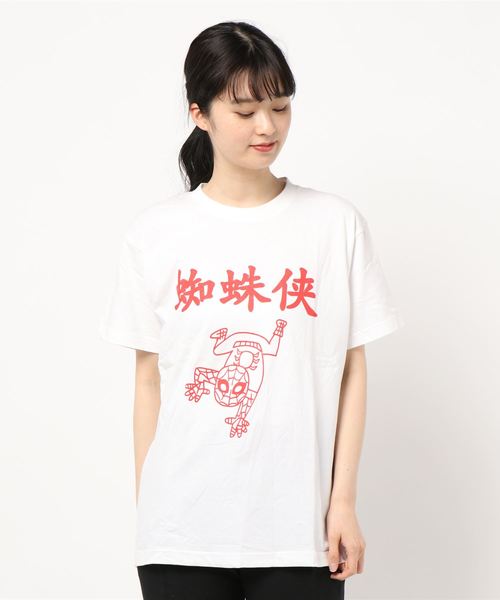 MARVEL（マーベル）の「【 MARVEL 】 蜘蛛侠 Tee（Tシャツ/カットソー・レディース・ブラック/ホワイト/ホワイト系その他2/ホワイト系その他3/ホワイト系その他/ブラック系その他・MEDIUM/LARGE）」の3枚目の写真