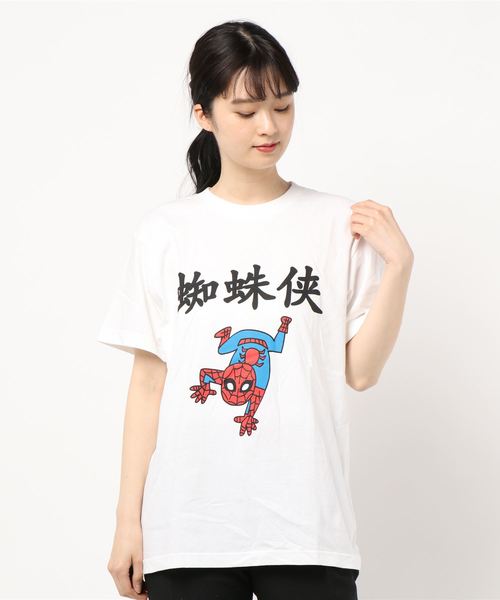 MARVEL（マーベル）の「【 MARVEL 】 蜘蛛侠 Tee（Tシャツ/カットソー・レディース・ブラック/ホワイト/ホワイト系その他2/ホワイト系その他3/ホワイト系その他/ブラック系その他・MEDIUM/LARGE）」の2枚目の写真