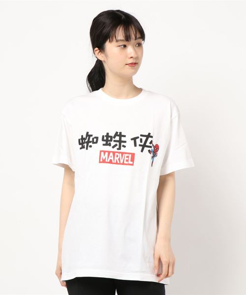 MARVEL（マーベル）の「【 MARVEL 】 蜘蛛侠 Tee（Tシャツ/カットソー・レディース・ブラック/ホワイト/ホワイト系その他2/ホワイト系その他3/ホワイト系その他/ブラック系その他・MEDIUM/LARGE）」の4枚目の写真
