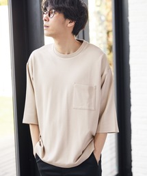 クロップドスリーブポンチTシャツ / LAKOLE