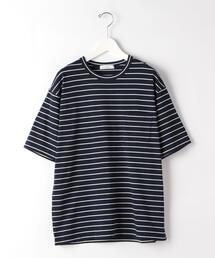 green label relaxing | SC コンフィヤーン ボーダー クルーネック 半袖 カットソー Tシャツ(Tシャツ/カットソー)