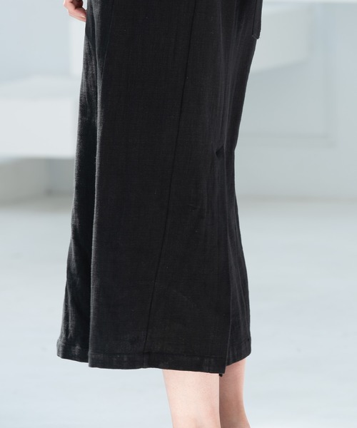 Aunt Marie's(アントマリーズ)の「リネンロングジレワンピース(ワンピース・レディース・ブラック/グリーン/ナチュラル・FREE)」の16枚目の写真