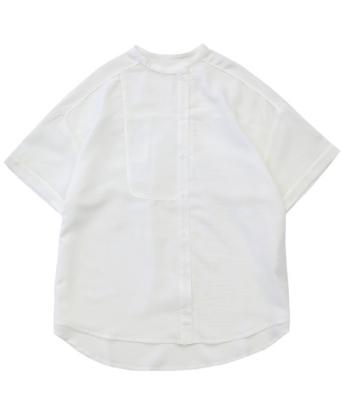 select MOCA（セレクトモカ）の「2021 SS アシンメトリーパイピングシャツ（シャツ/ブラウス・レディース・ホワイト/ライトブルー/ライム/オレンジ/サーモンピンク・FREE）」の20枚目の写真