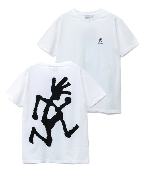 Gramicci(グラミチ)の「GRAMICCI/グラミチ BIG RUNNINGMAN TEE(Tシャツ/カットソー・メンズ・ベージュ/ホワイト/ブラック・LARGE/MEDIUM/X-LARGE)」の2枚目の写真