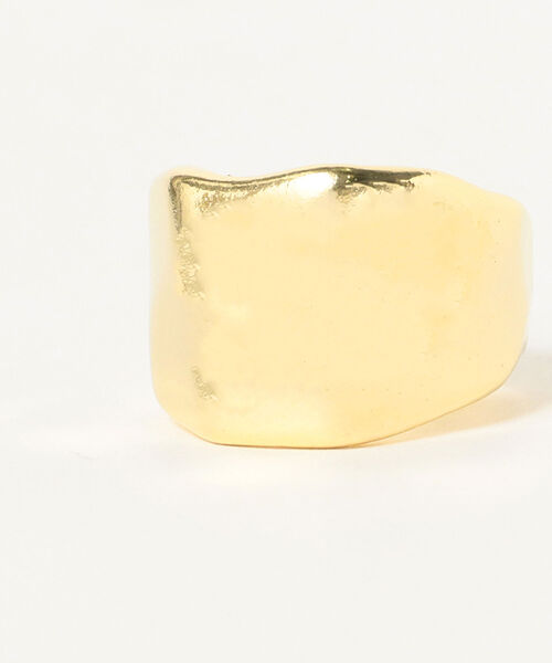 Ray BEAMS(レイビームス)の「Ray BEAMS / ゴールド ワイド リング(リング・レディース・ゴールド・ONE SIZE)」の8枚目の写真