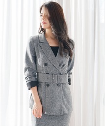 LIPSERVICE | ウエストマークMIXスリムジャケット(テーラードジャケット)