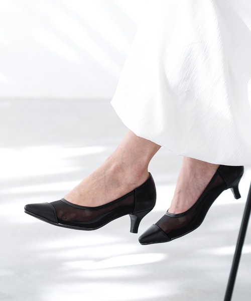 menue（メヌエ）の「【ふわっと軽い エアスイート】走れるパンプス ミドルヒールver. - 新色追加 -（パンプス・レディース・ブラック系その他2/ブラウン/パイソン/ブラック/ブラウン系その他/ブラック系その他4/ブラック系その他/ベージュ系その他2/グレー系その他/グレイッシュベージュ/ベージュ系その他/グレー/ホワイト系その他/アイボリー/シルバー/ベージュ系その他3/ブラック系その他6/ブラック系その他5/レッド/グレイッシュブルー/カーキ/その他/ブラック系その他3/ベージュ系その他4/ブルー系その他/ブラック系その他7/ブラウン系その他2/ブラック×ブラック/ホワイト系その他2/その他1/アッシュグレー/ダークグレー/その他2/ブラック×レッド/ベージュ系その他5/ネイビー/パープル系その他/ブラウン系その他3/ベージュ系その他6/その他3/ライトグレー/グレー系その他2/グレー系その他3/ブルー/オリーブ/ベージュ系/ブラック系/グリーン/ゴールド/シルバー系その他/ライトグレー系/ブラック系1/ブラック系4/ブラック系2/ブラウン系その他4/ブラック系3/ブラック系5/シルバー系/ダークブラウン・26.5cm/25.0cm/23.0cm/24.0cm/22.5cm/21.5cm/24.5cm/25.5cm/22.0cm/26.0cm/23.5cm/21.0cm）」の15枚目の写真