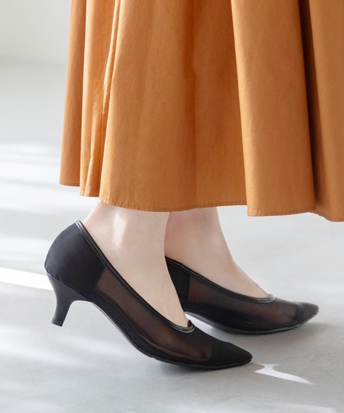 menue（メヌエ）の「【ふわっと軽い エアスイート】走れるパンプス ミドルヒールver. - 新色追加 -（パンプス・レディース・ブラック系その他2/ブラウン/パイソン/ブラック/ブラウン系その他/ブラック系その他4/ブラック系その他/ベージュ系その他2/グレー系その他/グレイッシュベージュ/ベージュ系その他/グレー/ホワイト系その他/アイボリー/シルバー/ベージュ系その他3/ブラック系その他6/ブラック系その他5/レッド/グレイッシュブルー/カーキ/その他/ブラック系その他3/ベージュ系その他4/ブルー系その他/ブラック系その他7/ブラウン系その他2/ブラック×ブラック/ホワイト系その他2/その他1/アッシュグレー/ダークグレー/その他2/ブラック×レッド/ベージュ系その他5/ネイビー/パープル系その他/ブラウン系その他3/ベージュ系その他6/その他3/ライトグレー/グレー系その他2/グレー系その他3/ブルー/オリーブ/ベージュ系/ブラック系/グリーン/ゴールド/シルバー系その他/ライトグレー系/ブラック系1/ブラック系4/ブラック系2/ブラウン系その他4/ブラック系3/ブラック系5/シルバー系/ダークブラウン・26.5cm/25.0cm/23.0cm/24.0cm/22.5cm/21.5cm/24.5cm/25.5cm/22.0cm/26.0cm/23.5cm/21.0cm）」の19枚目の写真