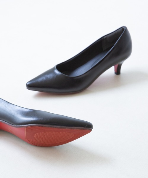 menue（メヌエ）の「【ふわっと軽い エアスイート】走れるパンプス ミドルヒールver. - 新色追加 -（パンプス・レディース・ブラック系その他2/ブラウン/パイソン/ブラック/ブラウン系その他/ブラック系その他4/ブラック系その他/ベージュ系その他2/グレー系その他/グレイッシュベージュ/ベージュ系その他/グレー/ホワイト系その他/アイボリー/シルバー/ベージュ系その他3/ブラック系その他6/ブラック系その他5/レッド/グレイッシュブルー/カーキ/その他/ブラック系その他3/ベージュ系その他4/ブルー系その他/ブラック系その他7/ブラウン系その他2/ブラック×ブラック/ホワイト系その他2/その他1/アッシュグレー/ダークグレー/その他2/ブラック×レッド/ベージュ系その他5/ネイビー/パープル系その他/ブラウン系その他3/ベージュ系その他6/その他3/ライトグレー/グレー系その他2/グレー系その他3/ブルー/オリーブ/ベージュ系/ブラック系/グリーン/ゴールド/シルバー系その他/ライトグレー系/ブラック系1/ブラック系4/ブラック系2/ブラウン系その他4/ブラック系3/ブラック系5/シルバー系/ダークブラウン・26.5cm/25.0cm/23.0cm/24.0cm/22.5cm/21.5cm/24.5cm/25.5cm/22.0cm/26.0cm/23.5cm/21.0cm）」の7枚目の写真