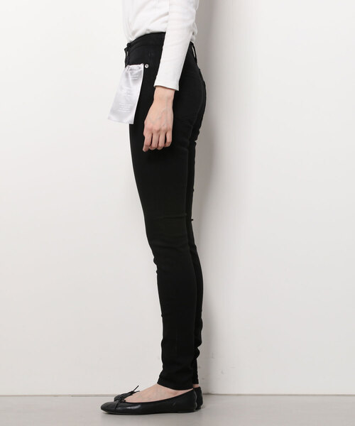 WHEIR(ウェア)の「WHEIR SKINNY JEANS(デニムパンツ・レディース・ネイビー/チャコールグレー/ダークブラック/ブラック/ダークグレー/ブルー/ライトインディゴブルー/ピンク/ダークインディゴブルー/ホワイト・23/26/24/25/27/SMALL/MEDIUM/LARGE)」の11枚目の写真