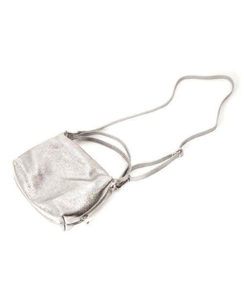 flower（フラワー）の「【MARLON/マーロン】 2WAYグリッターバッグ（ハンドバッグ・レディース・シルバー/ピンク・FREE）」の10枚目の写真