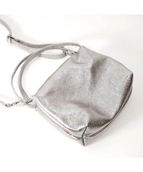 flower（フラワー）の「【MARLON/マーロン】 2WAYグリッターバッグ（ハンドバッグ・レディース・シルバー/ピンク・FREE）」の11枚目の写真