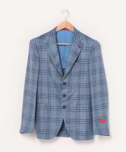 ISAIA（イザイア）の「Isaia - チェック柄 ブレザー - men