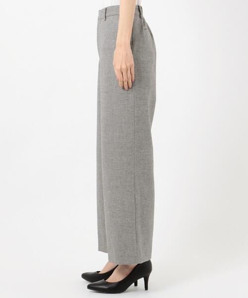 J.PRESS(ジェイプレス)の「【洗える】チェルビック ワイドパンツ(その他パンツ・レディース・ライトグレー系/ダークブラウン系/ネイビー系・T13/T15/T17)」の4枚目の写真