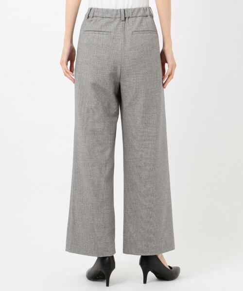 J.PRESS(ジェイプレス)の「【洗える】チェルビック ワイドパンツ(その他パンツ・レディース・ライトグレー系/ダークブラウン系/ネイビー系・T13/T15/T17)」の5枚目の写真