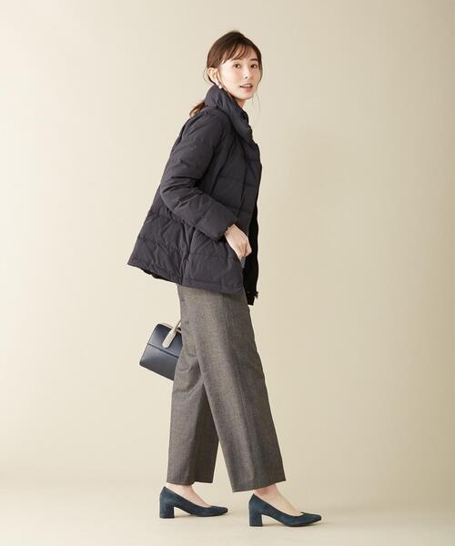 J.PRESS(ジェイプレス)の「【洗える】チェルビック ワイドパンツ(その他パンツ・レディース・ライトグレー系/ダークブラウン系/ネイビー系・T13/T15/T17)」の15枚目の写真
