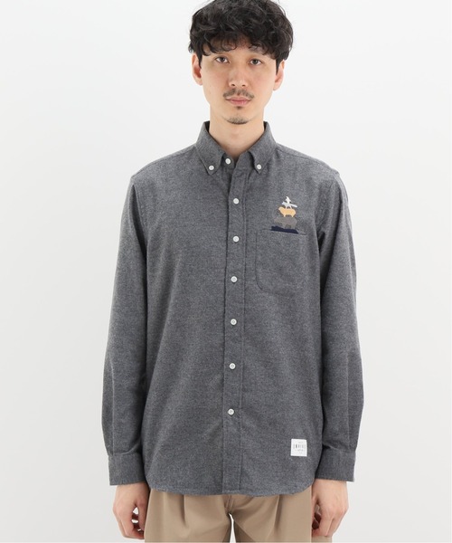 INHERIT インヘリット メンズ シャンブレーシャツ 40 INHERIT - メンズ 長袖シャツの通販 by ハム\u0027s shop｜インヘリットなら