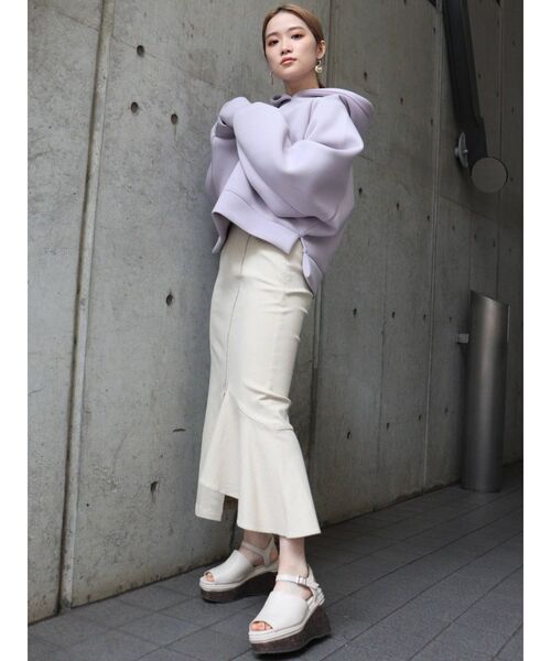 MURUA（ムルーア）の「カーブウェッジサンダル（サンダル・レディース・ブラック/アイボリー・35/36/37）」の20枚目の写真