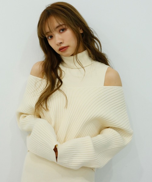one after another NICE CLAUP(ワンアフターアナザーナイスクラップ)の「Ladyニットワンピース(ワンピース・レディース・ベージュ/グリーン/アイボリー・FREE)」の20枚目の写真