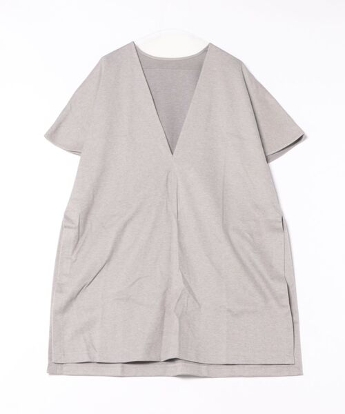 STYLEBLOCK(スタイルブロック)の「カットツイル起毛カフタンワンピース(ワンピース・レディース・グレー/チャコールグレー/グレイッシュベージュ/オフホワイト・M)」の1枚目の写真