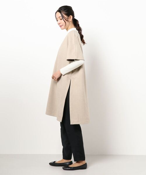 STYLEBLOCK(スタイルブロック)の「カットツイル起毛カフタンワンピース(ワンピース・レディース・グレー/チャコールグレー/グレイッシュベージュ/オフホワイト・M)」の5枚目の写真