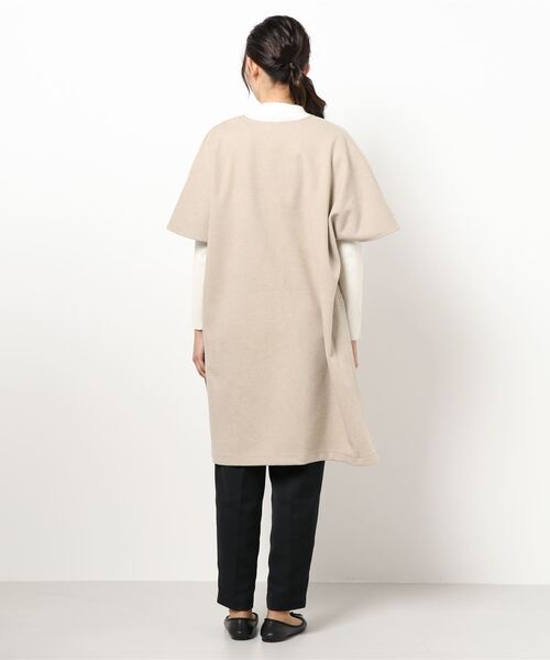 STYLEBLOCK(スタイルブロック)の「カットツイル起毛カフタンワンピース(ワンピース・レディース・グレー/チャコールグレー/グレイッシュベージュ/オフホワイト・M)」の6枚目の写真
