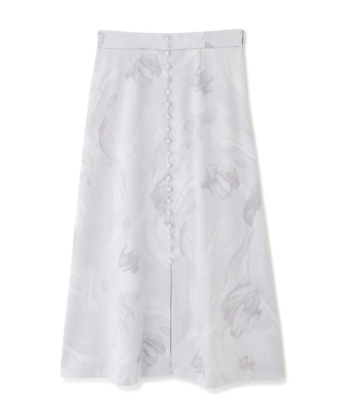 JILL STUART（ジルスチュアート）の「◆【WEB限定 サイズ：4 】ベラマーブルスカート（スカート・レディース・グレー/グリーン・0/2/4）」の10枚目の写真