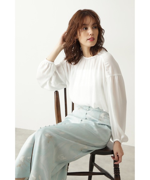 JILL STUART（ジルスチュアート）の「◆【WEB限定 サイズ：4 】ベラマーブルスカート（スカート・レディース・グレー/グリーン・0/2/4）」の8枚目の写真