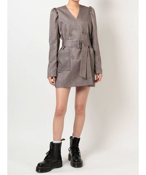 jouetie（ジュエティ）の「ジャケットミニワンピース（ワンピース・レディース・ブラック/ブルー/ブラウン・MEDIUM）」の13枚目の写真