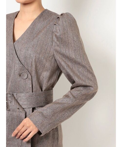 jouetie（ジュエティ）の「ジャケットミニワンピース（ワンピース・レディース・ブラック/ブルー/ブラウン・MEDIUM）」の6枚目の写真