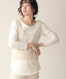 【WEB限定】バックラウンドメローカットソー