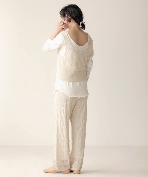 Bab(バブ)の「【WEB限定】バックラウンドメローカットソー(Tシャツ/カットソー・レディース・ブラック/グレー/オフホワイト/カーキ/モカ/キャメル・FREE)」の16枚目の写真