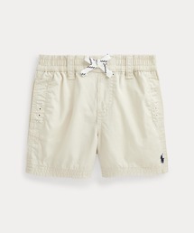 コットン ツイル プルオン ショートパンツ