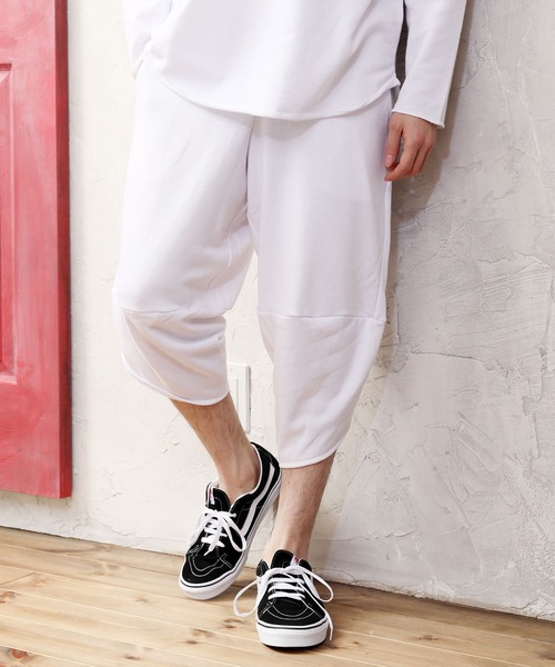 TopIsm(トップイズム)の「スウェット素材サルエルワイドスウェットパンツ(その他パンツ・メンズ・ホワイト/ブラック/ベージュ/グレー・LL/M/L)」の2枚目の写真